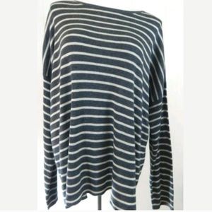 Eileen Fischer Box Fit Oversized Striped Sweater